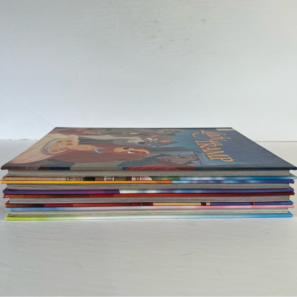 Disney Classic Series 4 Storybooks VTG Aladdin Sleeping Beauty Lady & the Tramp - Picture 13 of 14